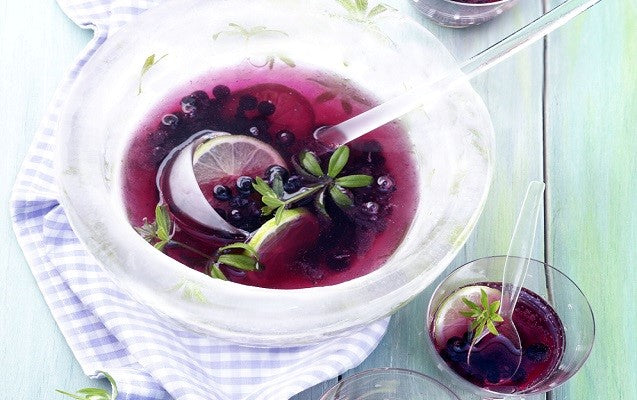 Sangria de bleuets sauvages