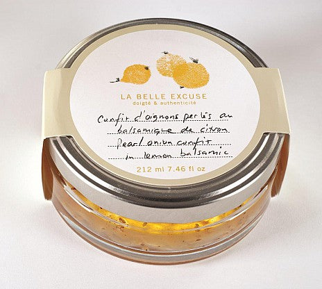 La belle excuse - Perl Onion Confit in Lemon Balsamic (212ml)
