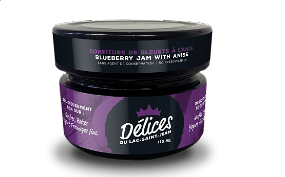 Wild Blueberry Jam with Anise (110ml)