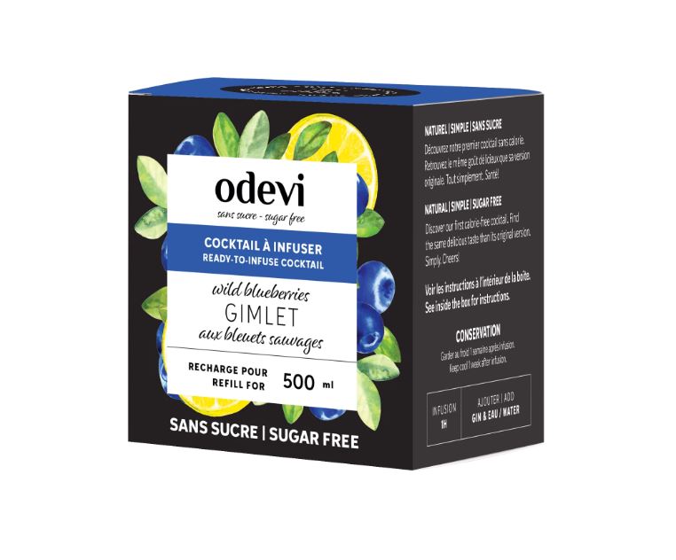 ODEVI - Recharge - Gimlet aux bleuets sauvages - Sans sucre